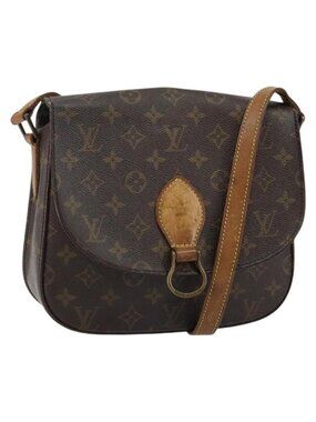 Authentic LOUIS VUITTON Monogram Saint Cloud GM Shoulder Bag M51242 LV
